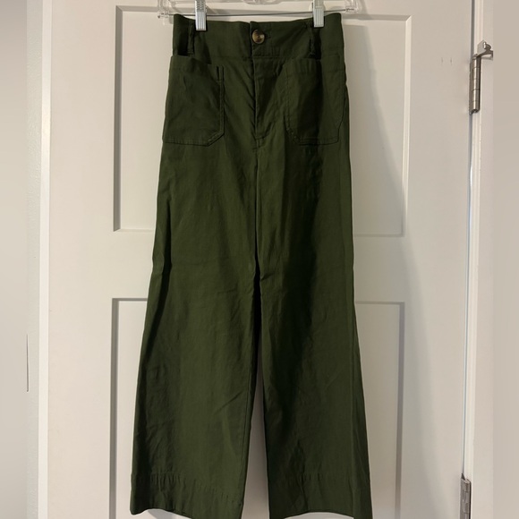 Maeve Colette Wide-leg Crop Pants - Picture 4 of 6